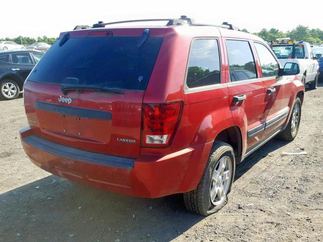 1J4GR48KX5C565356 - 2005 JEEP GRAND CHER RED photo 4