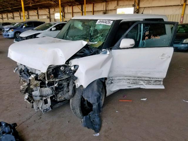 JTLKE50E081041659 - 2008 TOYOTA SCION XB 白色 照片 2
