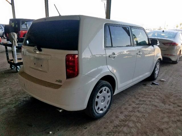 JTLKE50E081041659 - 2008 TOYOTA SCION XB 白色 照片 4