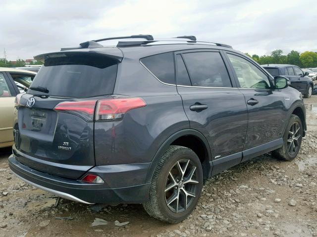 JTMJJREV5JD170200 - 2018 TOYOTA RAV4 HV SE GRAY photo 4