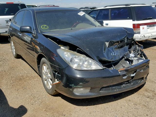 JTHBA30G845013123 - 2004 LEXUS ES 330 BLACK photo 1