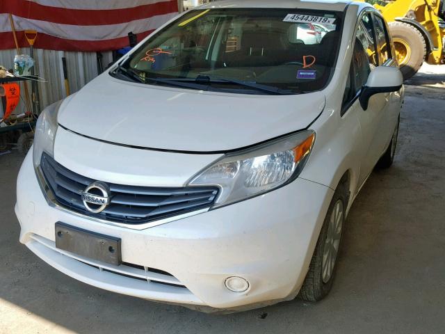 3N1CE2CP5EL392098 - 2014 NISSAN VERSA NOTE WHITE photo 2