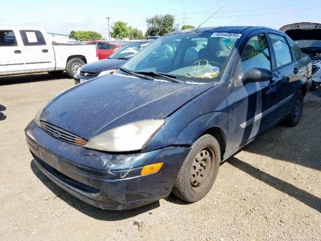 1FAFP33PX3W121528 - 2003 FORD FOCUS LX BLUE photo 2