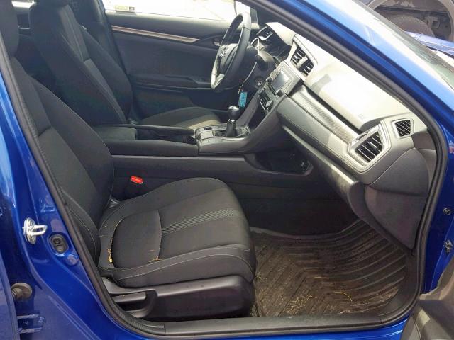 SHHFK7G40JU215319 - 2018 HONDA CIVIC SPOR BLUE photo 5