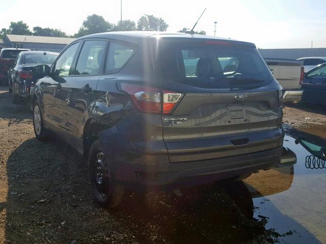 1FMCU0F71JUD15627 - 2018 FORD ESCAPE S GRAY photo 3