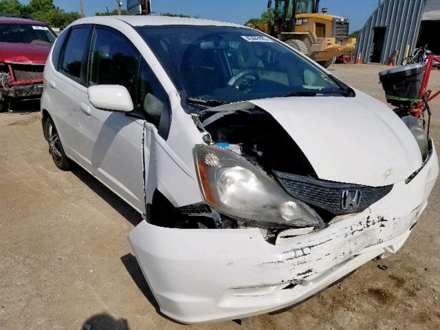 JHMGE8H32DC079381 - 2013 HONDA FIT WHITE photo 1