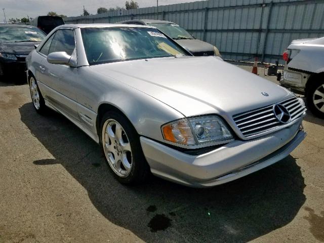 WDBFA68F52F203824 - 2002 MERCEDES-BENZ SL 500 SILVER photo 1