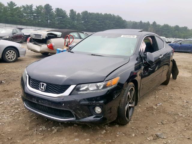 1HGCT2B87EA007629 - 2014 HONDA ACCORD EXL BLACK photo 2