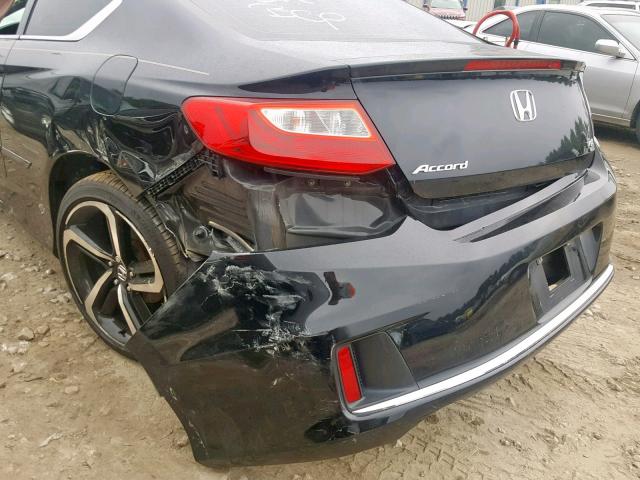 1HGCT2B87EA007629 - 2014 HONDA ACCORD EXL BLACK photo 9