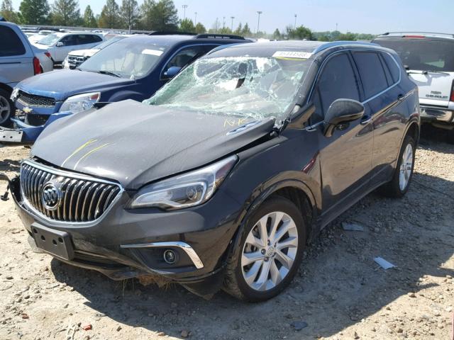 LRBFXESX4HD241737 - 2017 BUICK ENVISION P BLACK photo 2