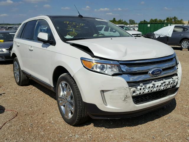 2FMDK4KC7CBA96072 - 2012 FORD EDGE LIMIT WHITE photo 1