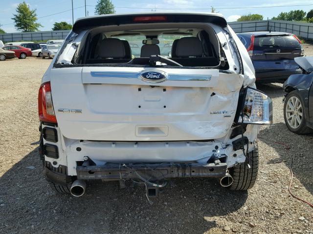 2FMDK4KC7CBA96072 - 2012 FORD EDGE LIMIT WHITE photo 9