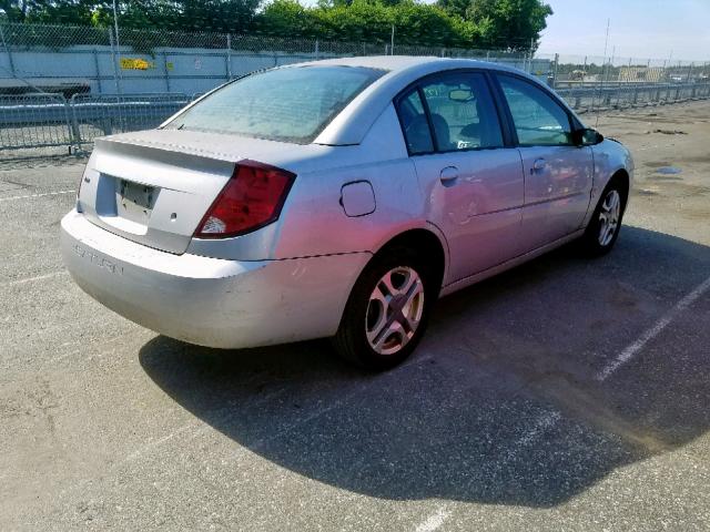 1G8AL52F74Z212853 - 2004 SATURN ION LEVEL SILVER photo 4