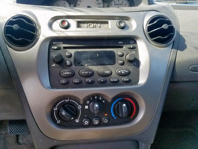 1G8AL52F74Z212853 - 2004 SATURN ION LEVEL SILVER photo 9