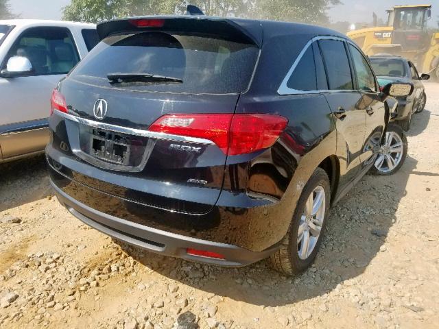 5J8TB4H35FL029290 - 2015 ACURA RDX BLACK photo 4