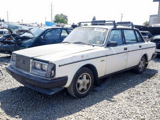 YV1AX7749D1867425 - 1983 VOLVO 244 GL WHITE photo 2