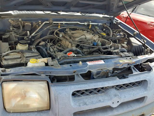 5N1ED28Y11C509946 - 2001 NISSAN XTERRA XE BLUE photo 7