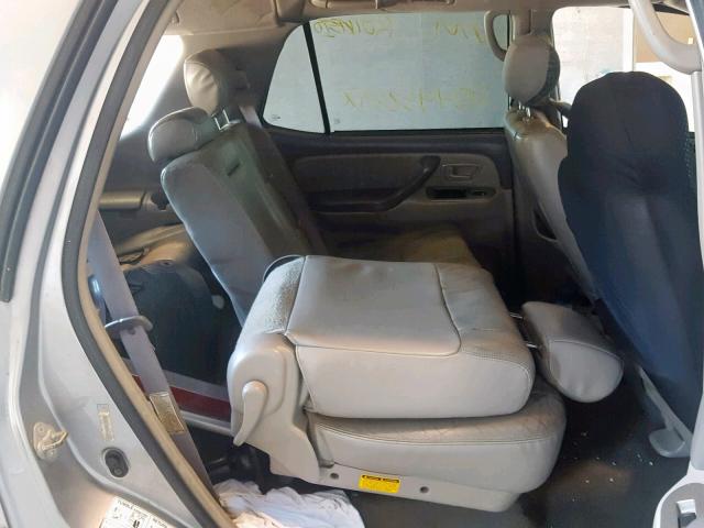 5TDBT48A84S219277 - 2004 TOYOTA SEQUOIA LI GRAY photo 6