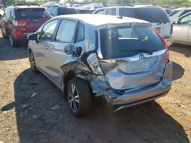 3HGGK5H80KM724269 - 2019 HONDA FIT EX SILVER photo 3