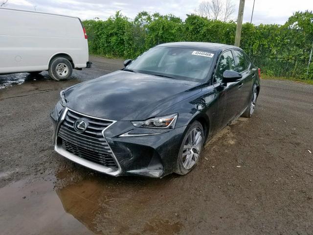 JTHC81D25J5025969 - 2018 LEXUS IS 300 BLACK photo 2