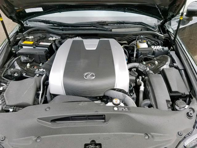 JTHC81D25J5025969 - 2018 LEXUS IS 300 BLACK photo 7