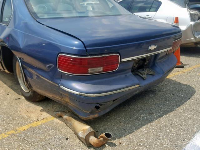 1G1BL52W6SR189680 - 1995 CHEVROLET CAPRICE CL BLUE photo 9