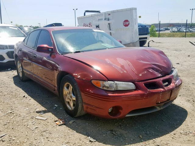 1G2WP52K8YF155958 - 2000 PONTIAC GRAND PRIX BURGUNDY photo 1