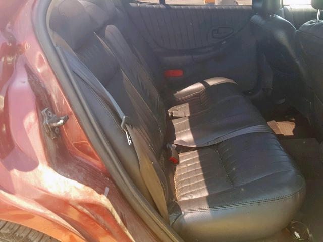 1G2WP52K8YF155958 - 2000 PONTIAC GRAND PRIX BURGUNDY photo 6