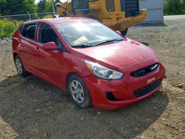 KMHCT5AE3FU211430 - 2015 HYUNDAI ACCENT GS RED photo 1