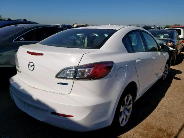 JM1BL1U75D1758588 - 2013 MAZDA 3 I WHITE photo 4