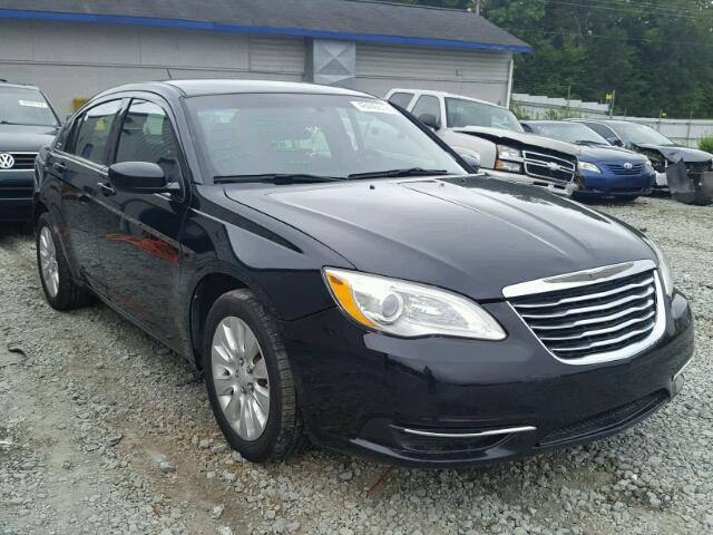 1C3CCBAB3CN289533 - 2012 CHRYSLER 200 LX BLACK photo 1