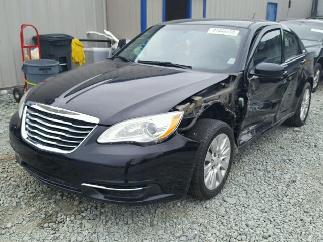 1C3CCBAB3CN289533 - 2012 CHRYSLER 200 LX BLACK photo 2