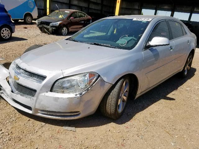 1G1ZC5E08CF228214 - 2012 CHEVROLET MALIBU 1LT SILVER photo 2