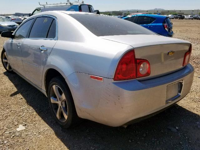 1G1ZC5E08CF228214 - 2012 CHEVROLET MALIBU 1LT SILVER photo 3