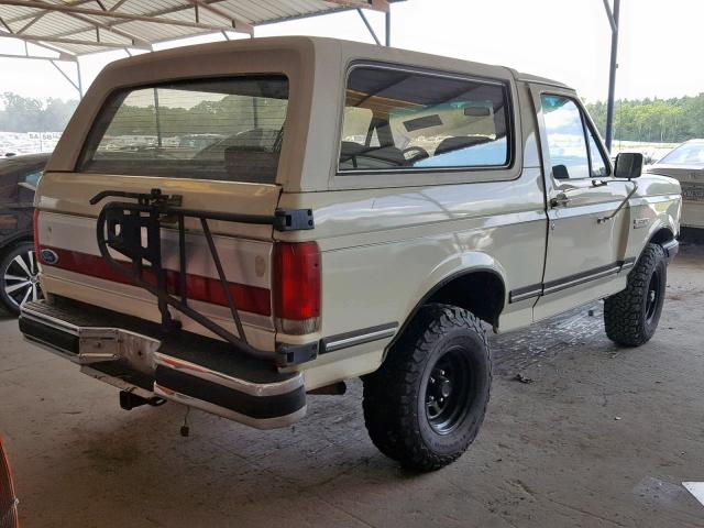 1FMEU15N0KLA72415 - 1989 FORD BRONCO U10 WHITE photo 4