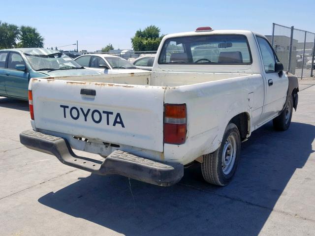 4TARN81A7RZ260379 - 1994 TOYOTA PICKUP 1/2 WHITE photo 4