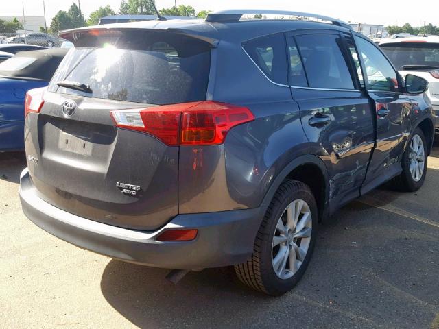 2T3DFREV9DW068131 - 2013 TOYOTA RAV4 LIMIT GRAY photo 4