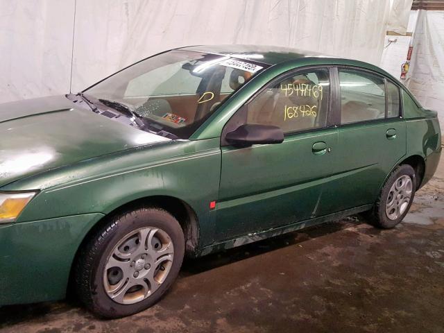 1G8AJ52F23Z182195 - 2003 SATURN ION LEVEL GREEN photo 9
