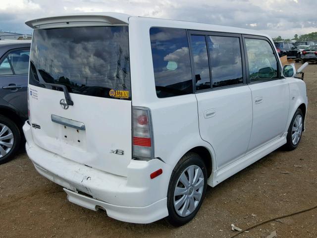 JTLKT324250197072 - 2005 TOYOTA SCION XB Белый фото 4