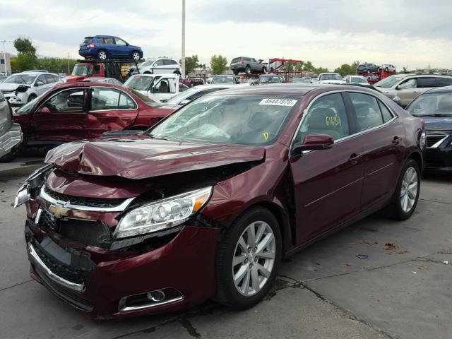 1G11D5SL2FF253543 - 2015 CHEVROLET MALIBU 2LT RED photo 2