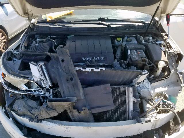 1G4GE5EV6AF300878 - 2010 BUICK LACROSSE C WHITE photo 7