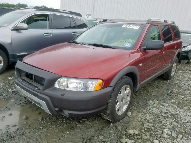 YV1SZ592951195107 - 2005 VOLVO XC70 BURGUNDY photo 2