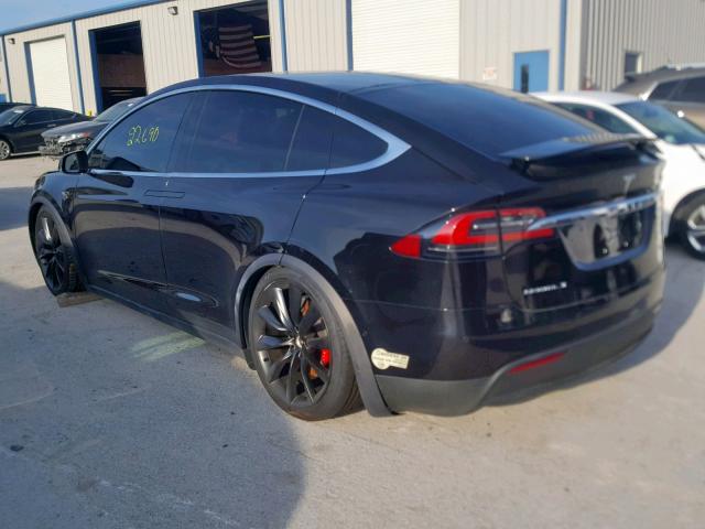 5YJXCAE46GF001401 - 2016 TESLA MODEL X BLACK photo 3