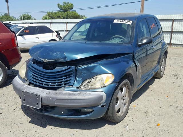 3C8FY4BB11T589880 - 2001 CHRYSLER PT CRUISER TURQUOISE photo 2