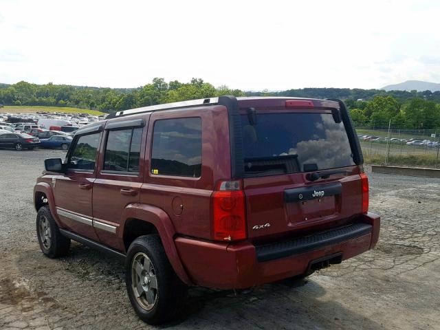1J8HG48PX7C636899 - 2007 JEEP COMMANDER 栗色 照片 3