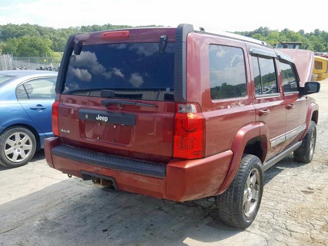 1J8HG48PX7C636899 - 2007 JEEP COMMANDER 栗色 照片 4