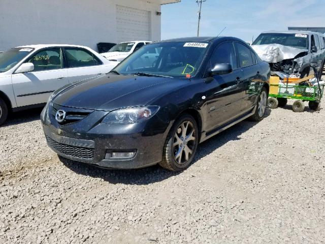 JM1BK323X71674088 - 2007 MAZDA 3 S BLACK photo 2