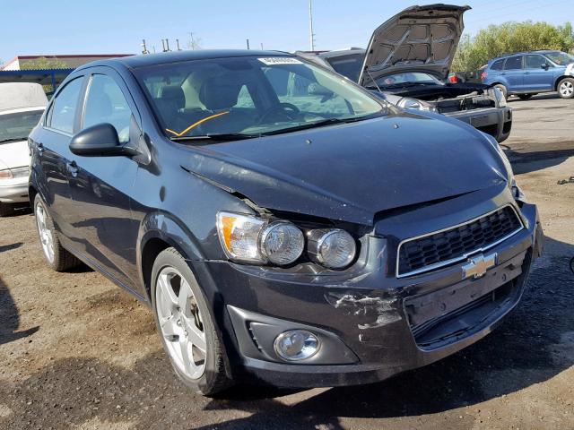 1G1JE5SB6F4110997 - 2015 CHEVROLET SONIC LTZ BLACK photo 1