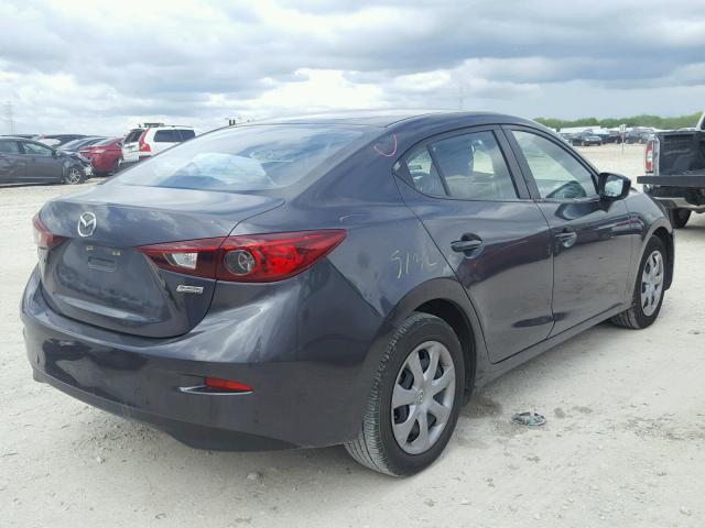 JM1BM1T72E1155758 - 2014 MAZDA 3 SV GRAY photo 4