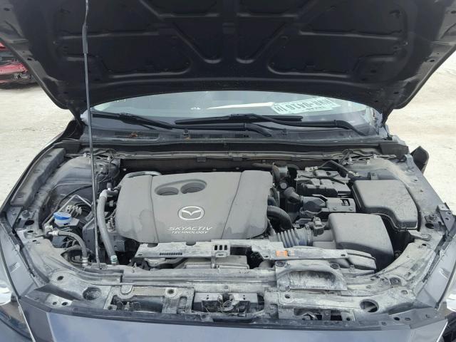 JM1BM1T72E1155758 - 2014 MAZDA 3 SV GRAY photo 7